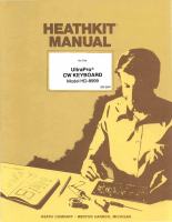 Heathkit HD-8999 - Manual 
